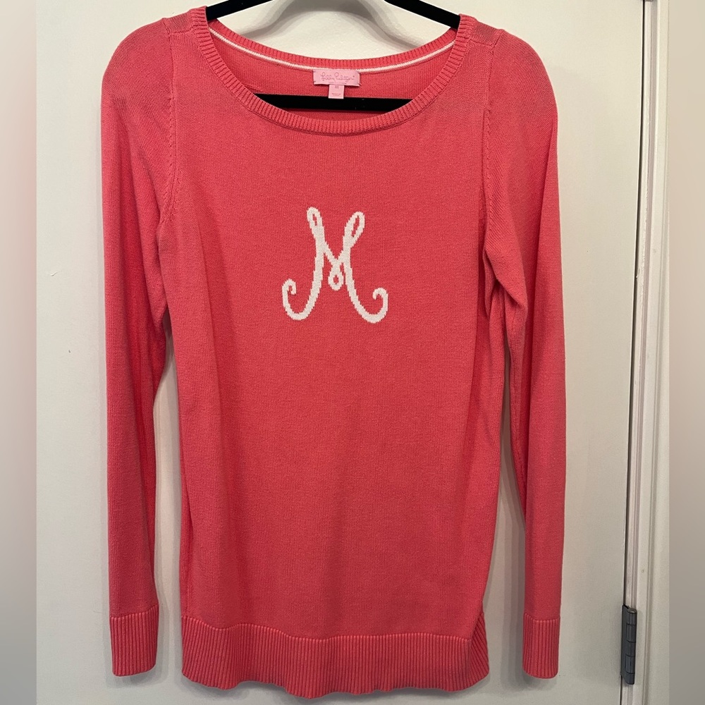 Lilly Pulitzer pink M sweater size medium
